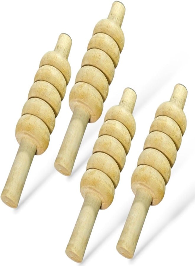 Cricket Wicket Stumps Bails Standard Duty Pack of 4 Set Standard Size