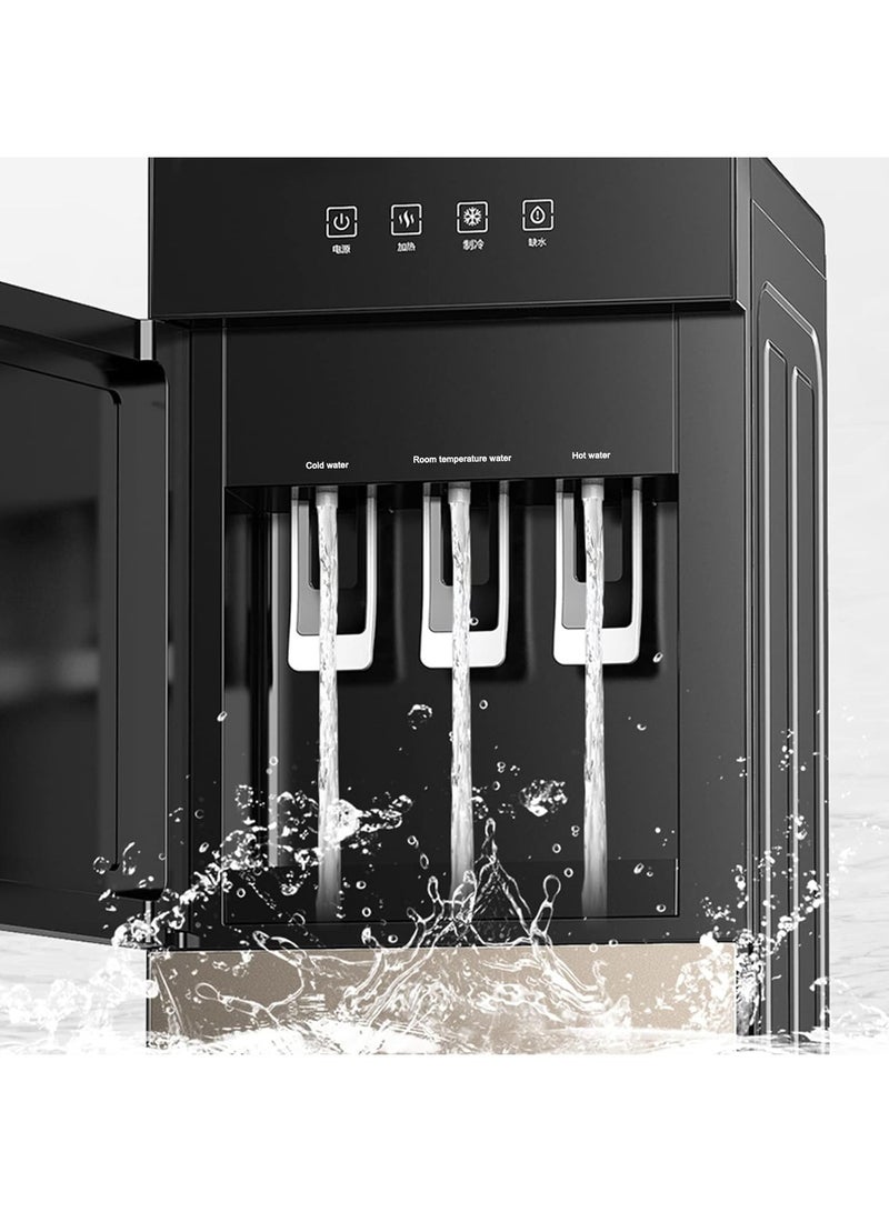 Hot & Cold Water Cooler for Home Office - Bottom Loading 5 Gallon Dispenser - Ideal 3 in 1 Water Cooler