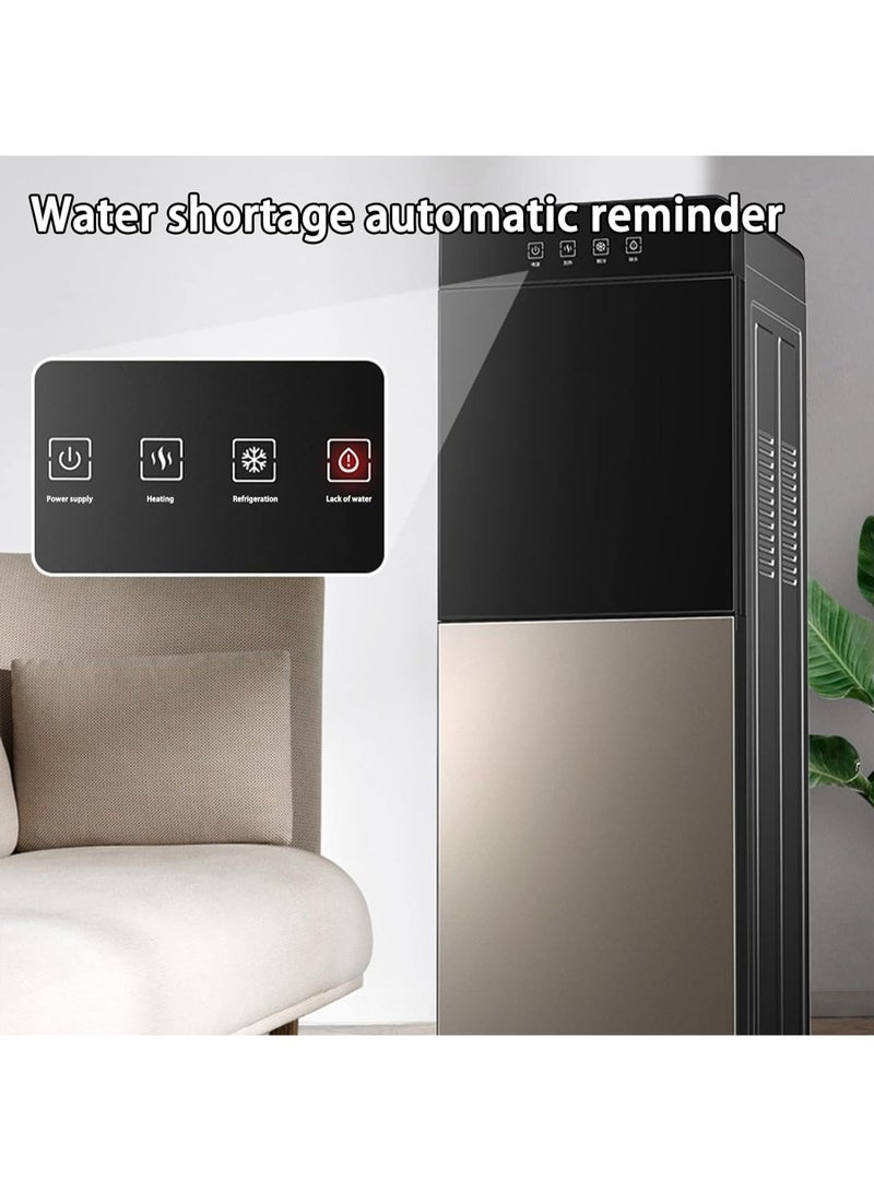 Hot & Cold Water Cooler for Home Office - Bottom Loading 5 Gallon Dispenser - Ideal 3 in 1 Water Cooler