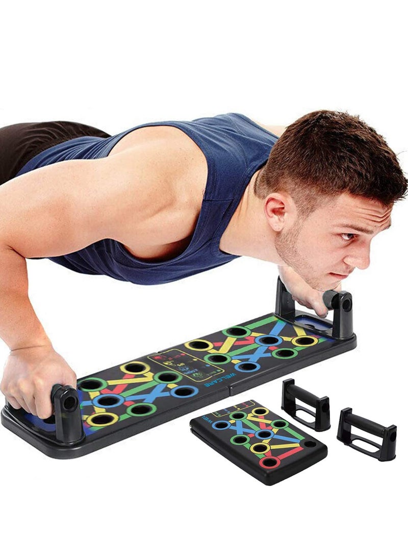 Convenient Removable PushUp Board MultiFunctional Bodybuilding Workout Tool Fitness PushUp Rack for Men and Women Home Gym Equipment