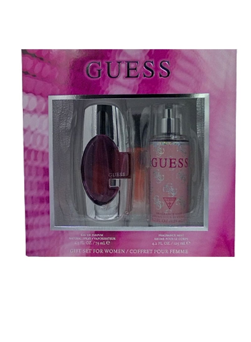 GUESS PINK L EDP 75 ML+ B/M 125 ML SET