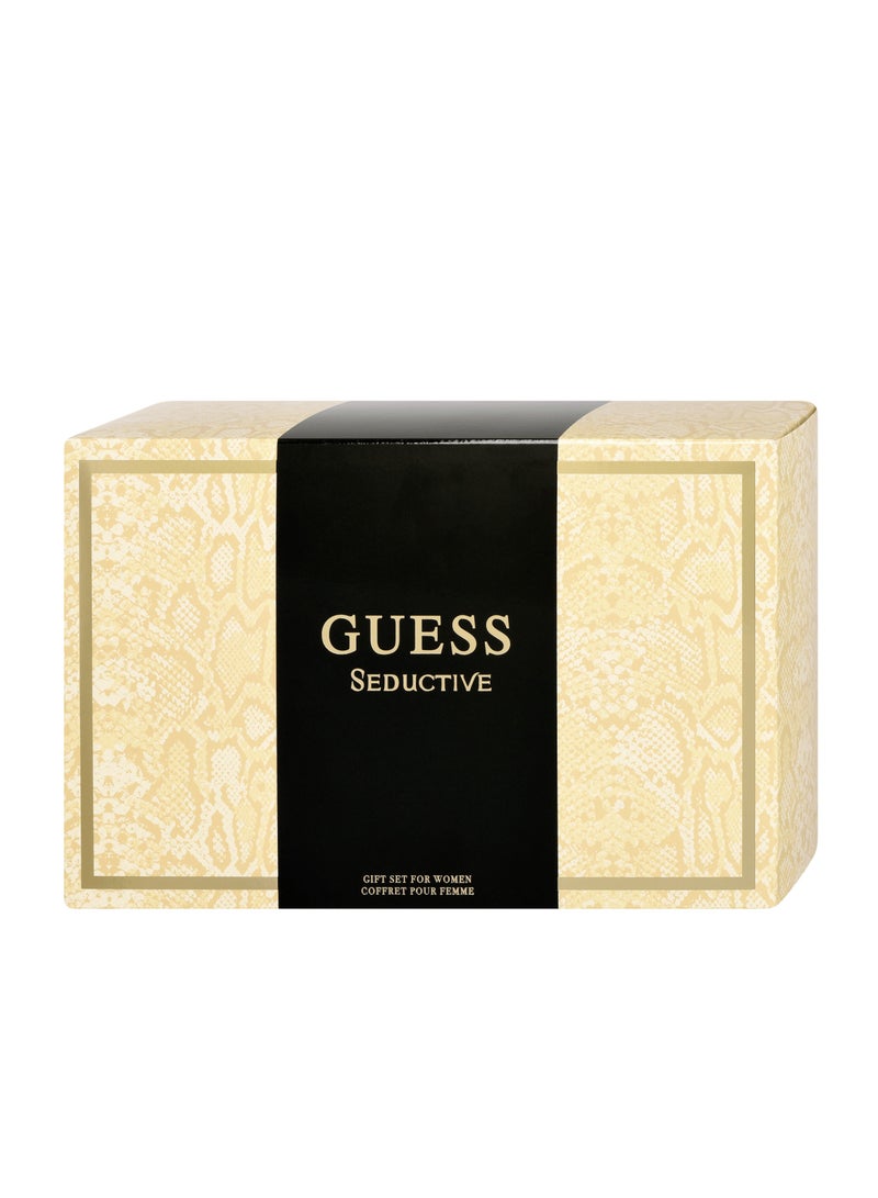 Guess Sed**tive L EDT 75 ml +Body Lotion 100 ml +Miniature 15 ml +Pouch Set