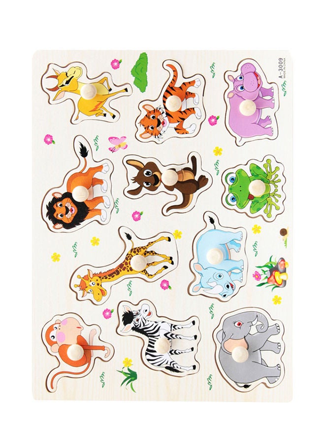 Educational Wooden Puzzle Set 30x0.5x22cm