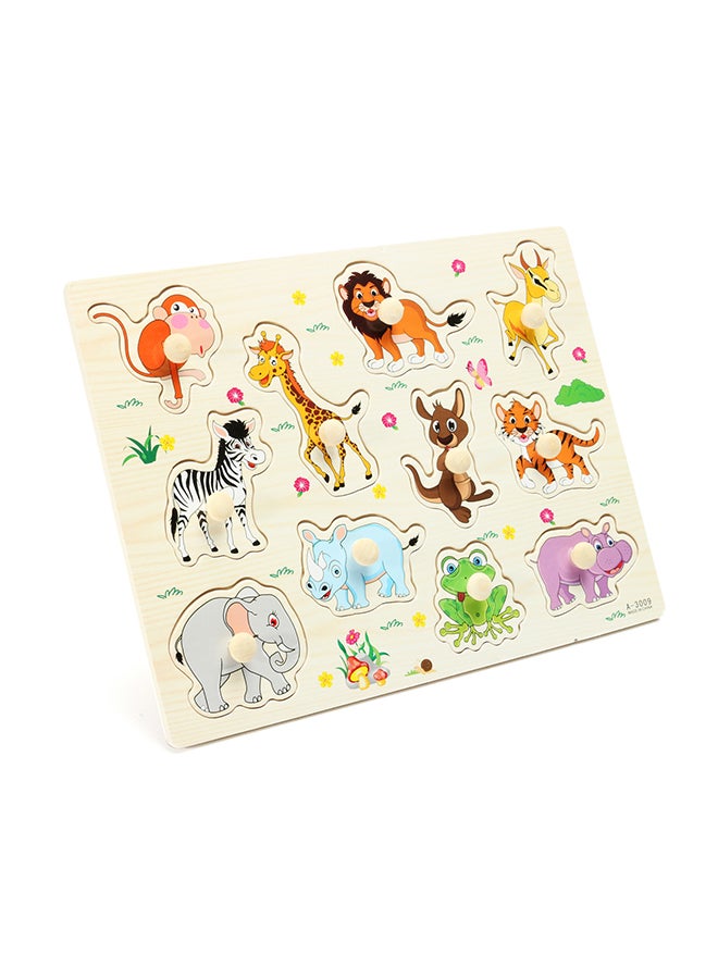 Educational Wooden Puzzle Set 30x0.5x22cm