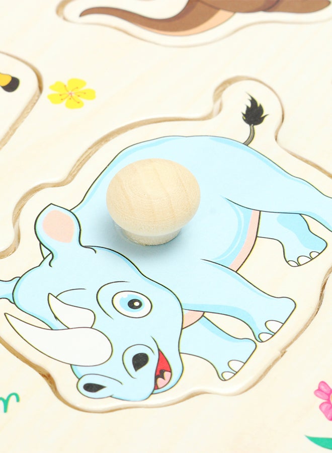 Educational Wooden Puzzle Set 30x0.5x22cm