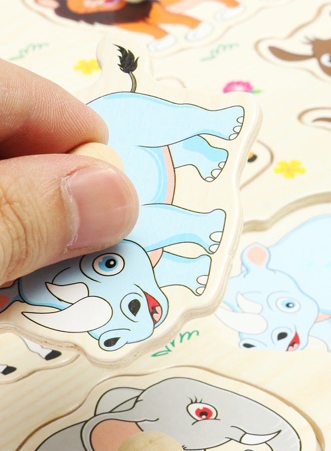 Educational Wooden Puzzle Set 30x0.5x22cm