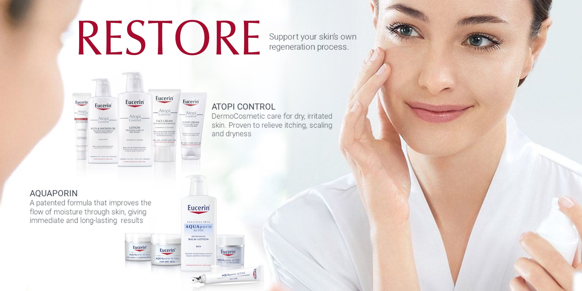 Aquaporin Active Light Face Day Cream With Gluco-Glycerol, Intense 24-Hour Hydration For Supple And Soft Skin 50ml