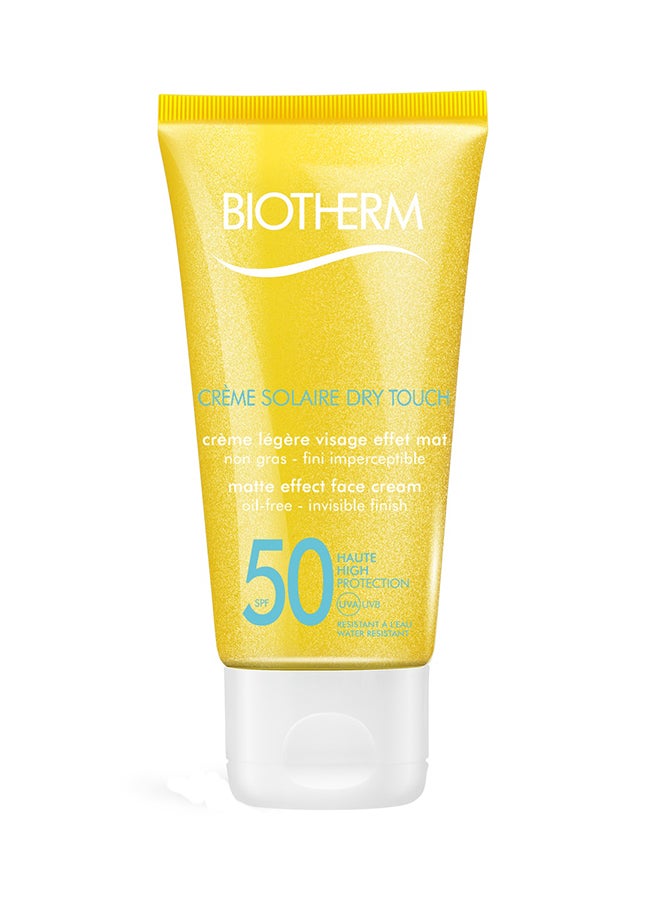 Creme Solaire Dry Touch UVA UVB Matte Effect Face Cream 50ml