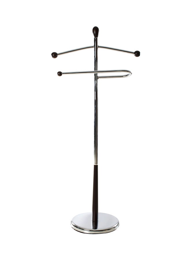 Daniel Valet Stand Brown/Silver 50x118x28cm