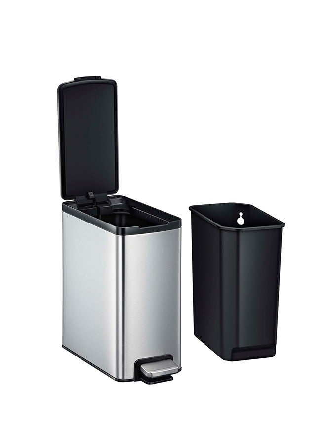 Eko Edison Slim Step Bin With Lid 10 Litre