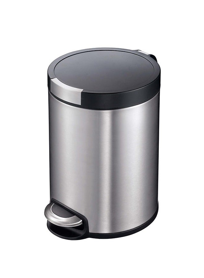 Eko Artistic Round Step Waste Bin With Lid 5 Litre