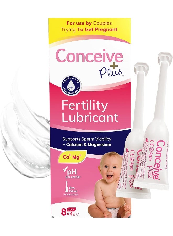 Fertility Lubricant For Women Trying To Get Pregnant 8 X 4G Pre-Filled Applicators