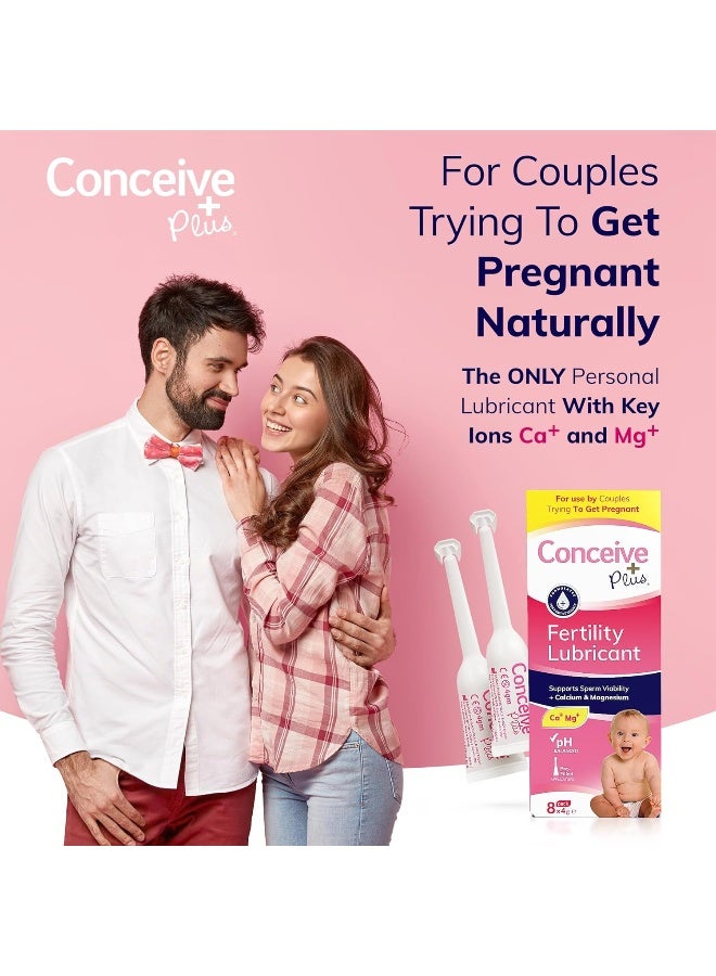 Fertility Lubricant For Women Trying To Get Pregnant 8 X 4G Pre-Filled Applicators