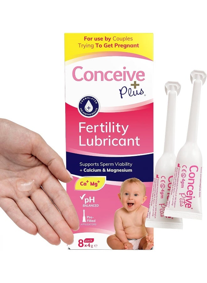 Fertility Lubricant For Women Trying To Get Pregnant 8 X 4G Pre-Filled Applicators