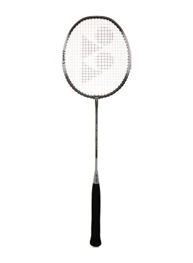 Zr 100 Light Aluminium Badminton Racquet With Full Cover Dark Charcoal