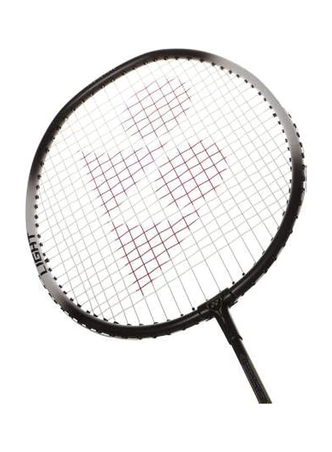 Zr 100 Light Aluminium Badminton Racquet With Full Cover Dark Charcoal