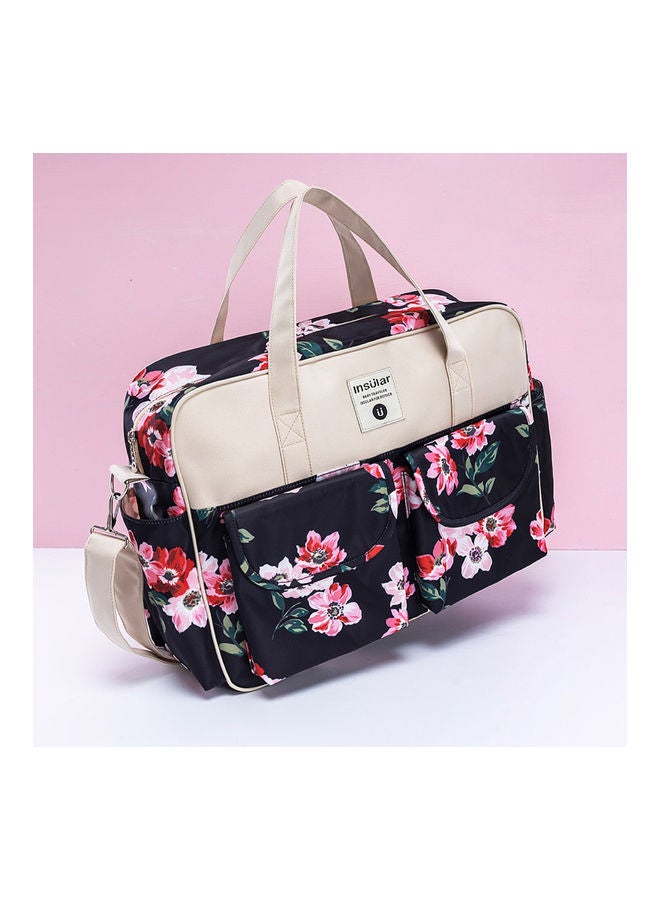Floral Printed Baby Diaper Handbag