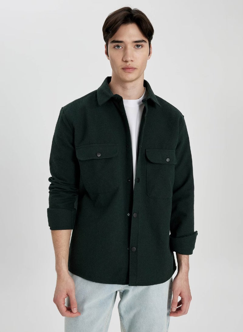 Flap Pocket Relaxe Fit Shirt