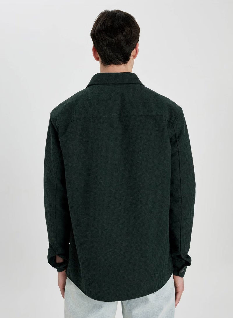 Flap Pocket Relaxe Fit Shirt