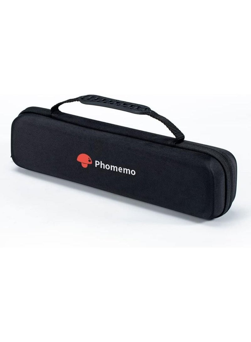 Phomemo M08F Portable Printer Case, for HPRT MT800 Mobile Travel Printer Storage Holder Paper & USB Cable