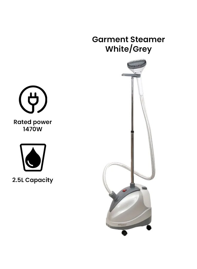 Garment Steamer 2.5 L 1470.0 W SGGS 01MC White/Grey