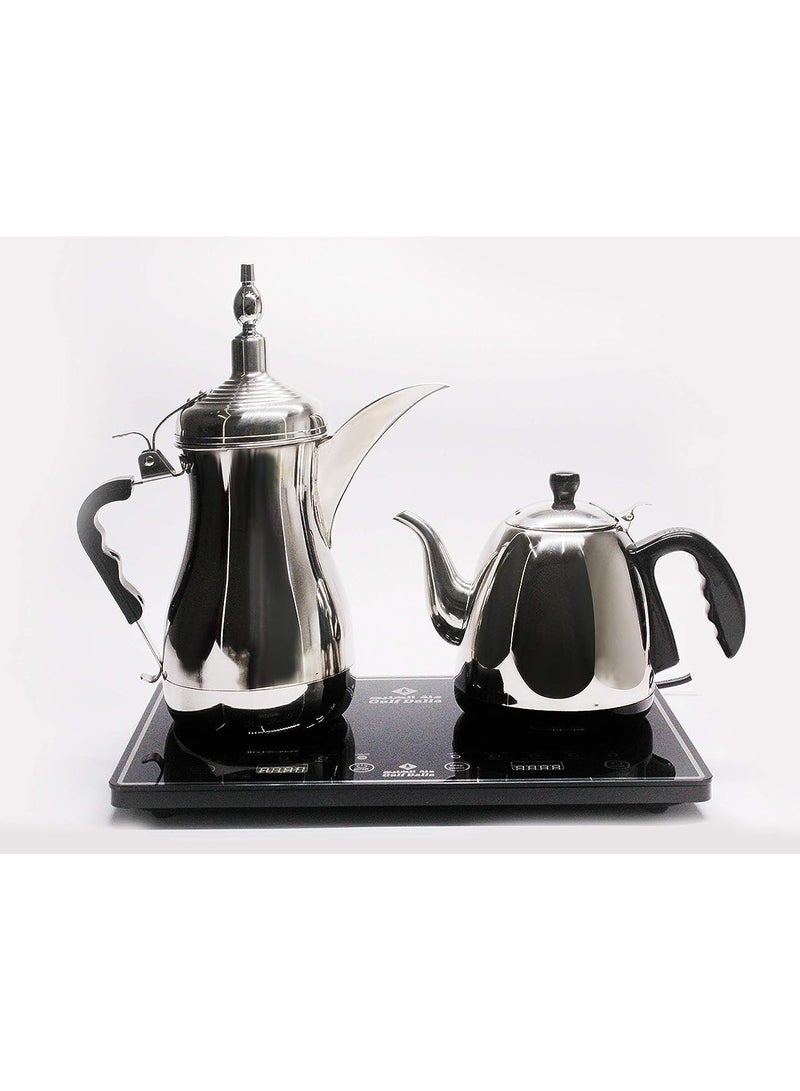 Arabic Coffee And Tea Maker 1.0 L 1600.0 W GA-C9845 Silver/Black