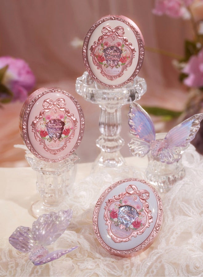 Midsummer Fairytales Velvet Embossed Blush Long-Lasting Lightweight & Buildable Powder Blush-03 Ballet Fairy