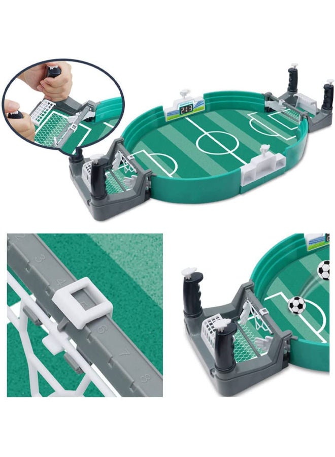 Tabletop Football Game Interactive Mini Soccer with Top Slingshot Toys for Kids Educational Sport