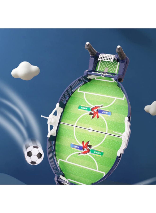 Tabletop Football Game Interactive Mini Soccer with Top Slingshot Toys for Kids Educational Sport