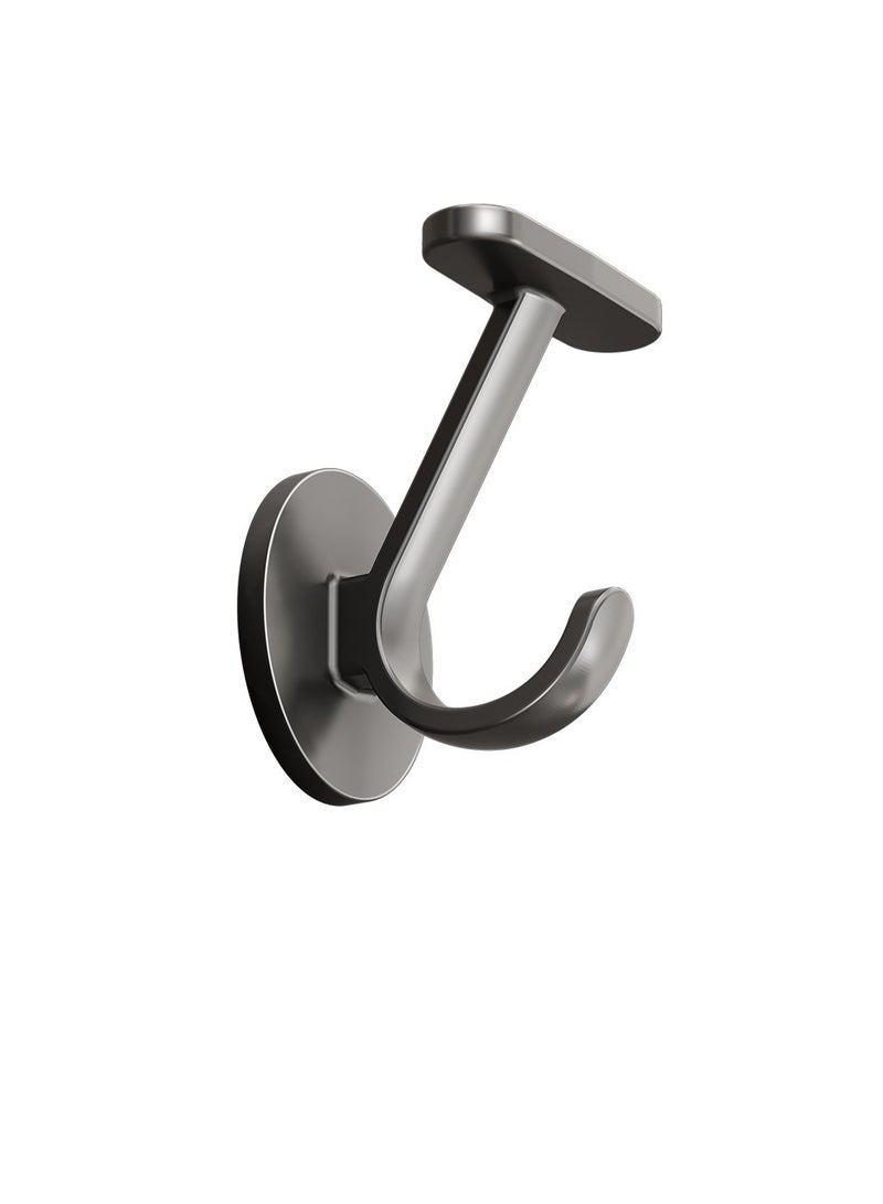 Wall-Mounted Coat Hooks,4 Pack Matte Grey Hooks For Hanging Coats And Hat Hook,Door Towel Hooks For Bathrooms