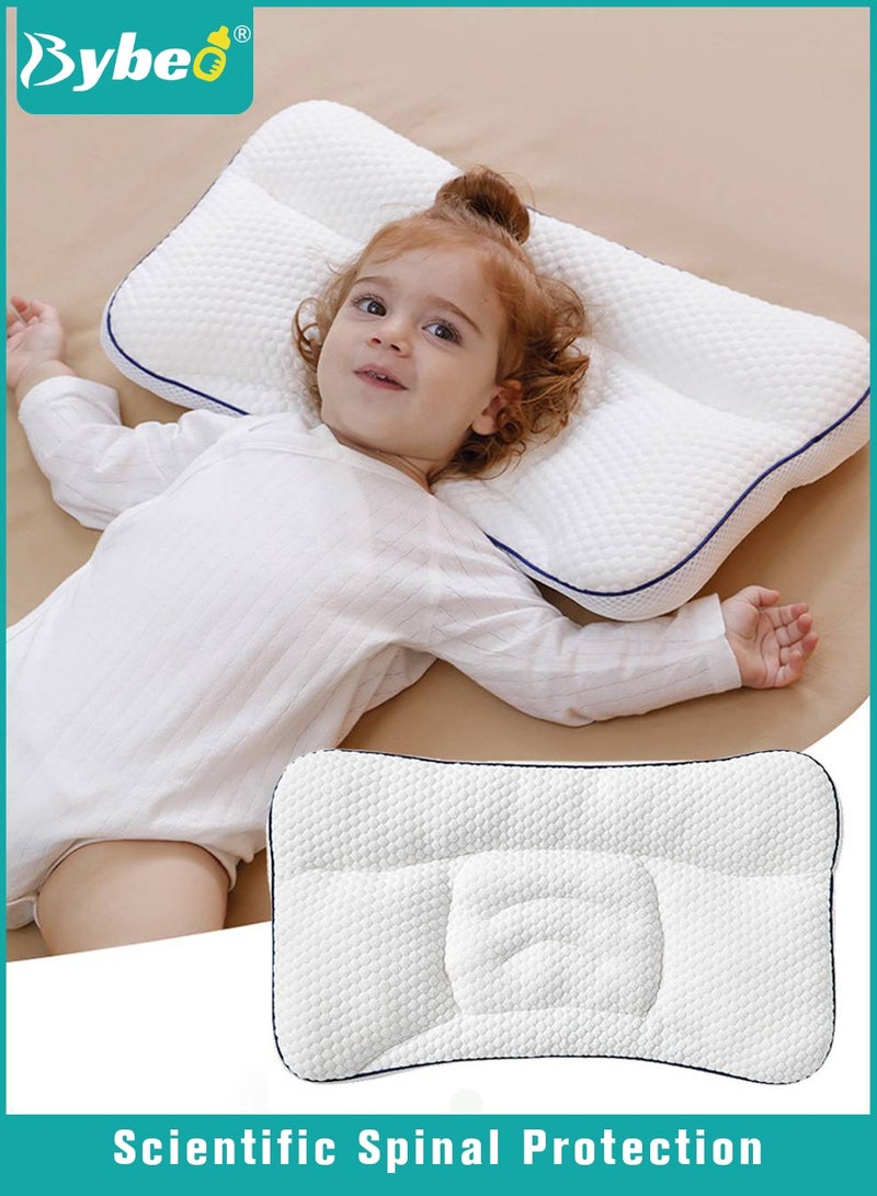 Baby Nursing Sleeping Pillow, Toddler Pillow for Sleeping, Kids Spine Protection Pillows, Soft Infant Pillows for Sleeping for Boys and Girls, Ergonomic Design, Especially for Child Aged 1 to 3 Years