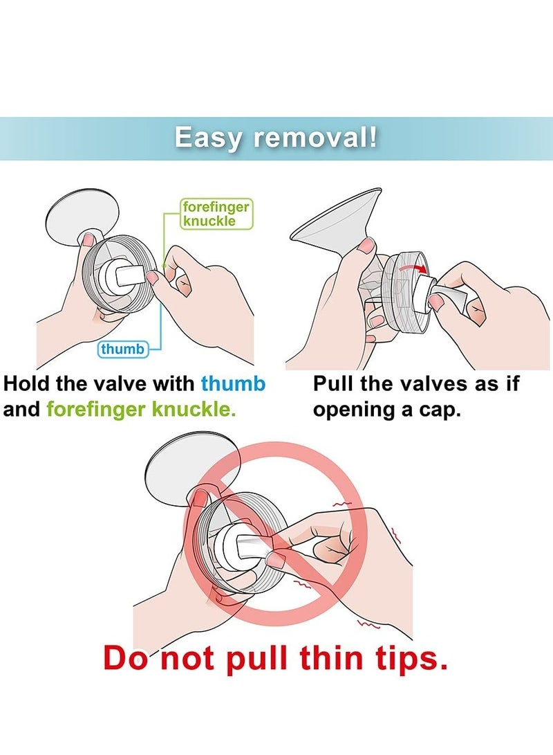 Backflow Protector for Spectra Duckbill Valve Replace for Spectra Pump Replacement Parts Compatible With Spectra S1 / Spectra S2 / Spectra