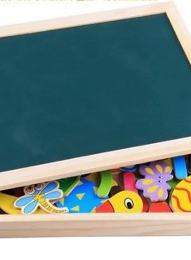 Multifunction Wooden Magnetic Drawing Board – Assorted