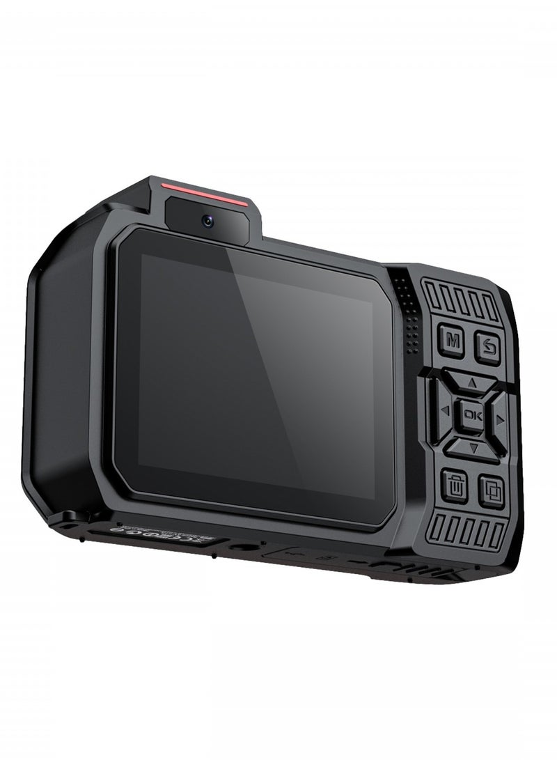 Waterproof Digital Camera Dual Screen & 18x Zoom 48MP Full HD 1080 IP68 Digital Camera - Black