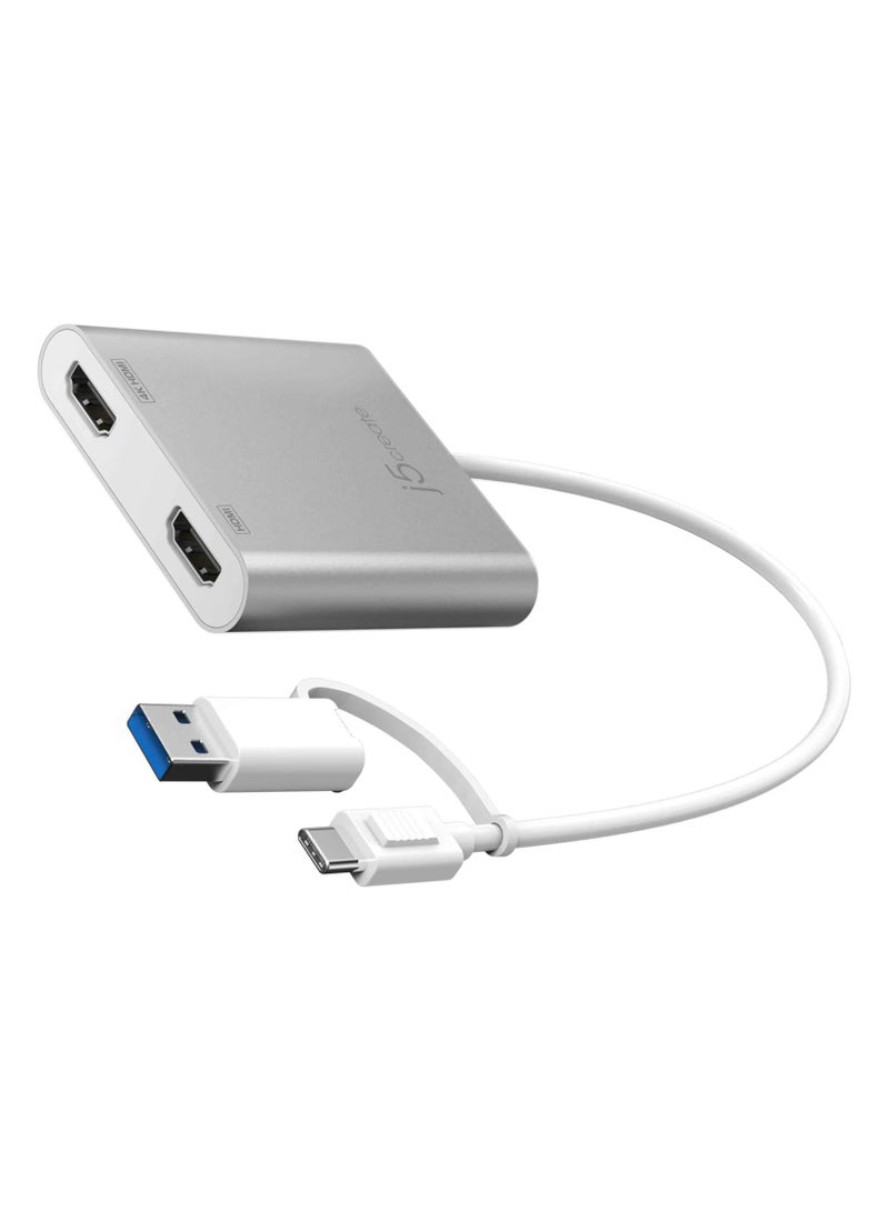 j5create USB-C to Dual HDMI™ Multi-Monitor Adapter