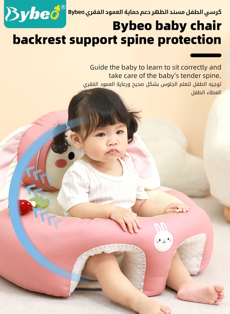 Baby Sitting Support Seat Sofa, Baby Sofa Learn Sitting Chair, Baby Sitting Chair, Infant Sit-up Sofa, Infant Floor Seat With Back Support, Toddler Activity and Feeding Seat, Gift for Kids Boy Girl