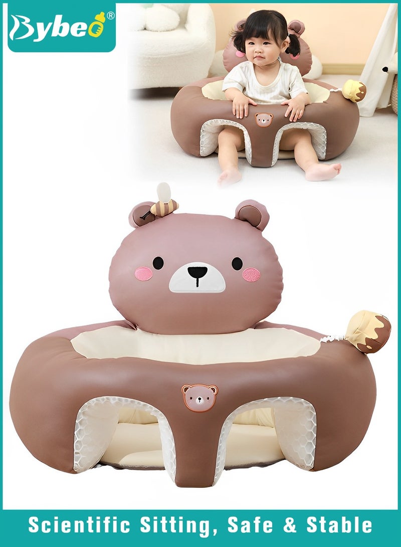 Baby Sitting Support Seat Sofa, Baby Sofa Learn Sitting Chair, Baby Sitting Chair, Infant Sit-up Sofa, Infant Floor Seat With Back Support, Toddler Activity and Feeding Seat, Gift for Kids Boy Girl