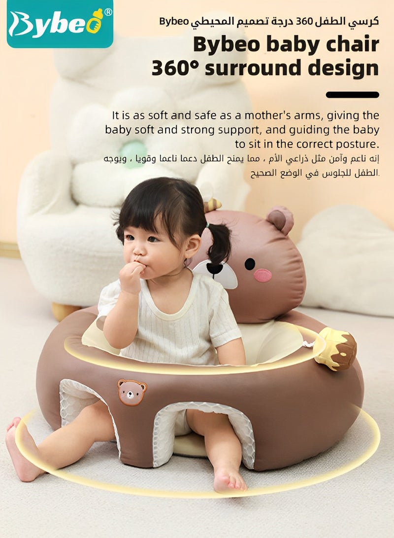 Baby Sitting Support Seat Sofa, Baby Sofa Learn Sitting Chair, Baby Sitting Chair, Infant Sit-up Sofa, Infant Floor Seat With Back Support, Toddler Activity and Feeding Seat, Gift for Kids Boy Girl