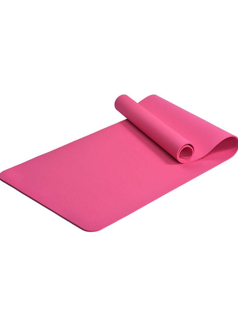 Anusha Shop: NBR yoga mat thicken 15mm eco friendly with logo exercise mat fitness mat for home workout - Pink