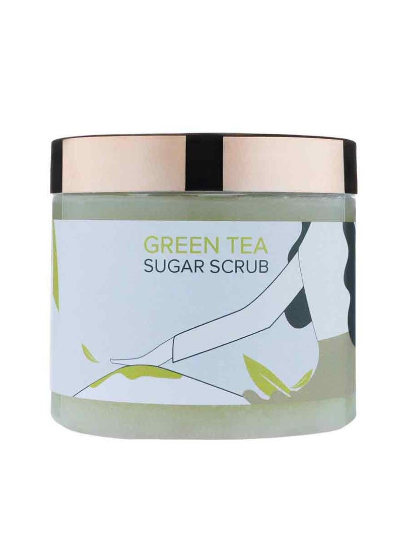 Body Scrub - Green Tea | 500g | Refreshing and Revitalizing for Soft, Glowing Skin