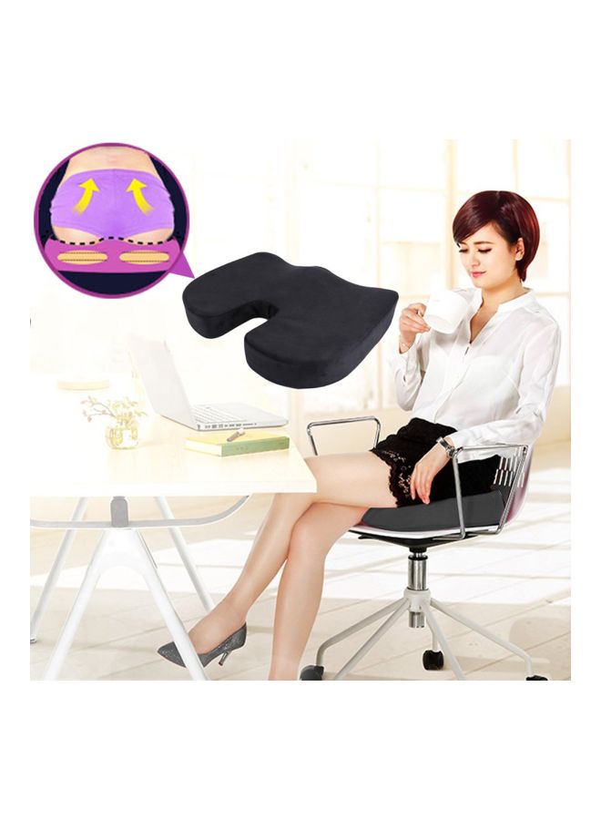 Memory Foam Seat Cushion Black