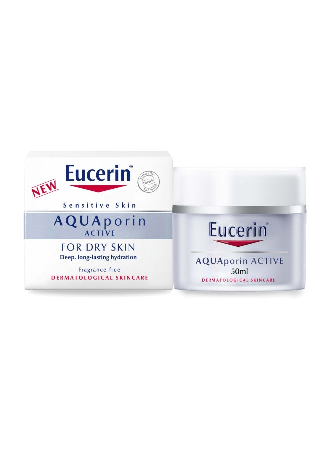 Aquaporin Active Rich Face Day Cream With Gluco-Glycerol And Hyaluronic Acid 50Ml