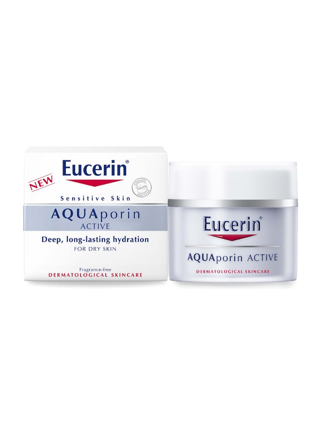 Aquaporin Active Rich Face Day Cream With Gluco-Glycerol And Hyaluronic Acid 50Ml