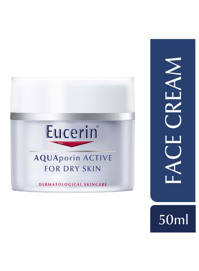 Aquaporin Active Rich Face Day Cream With Gluco-Glycerol And Hyaluronic Acid 50Ml