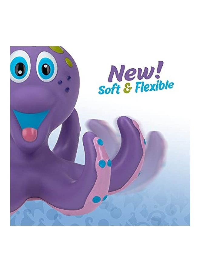 Octopus with 3 Hoopla Rings Bath Toy Set