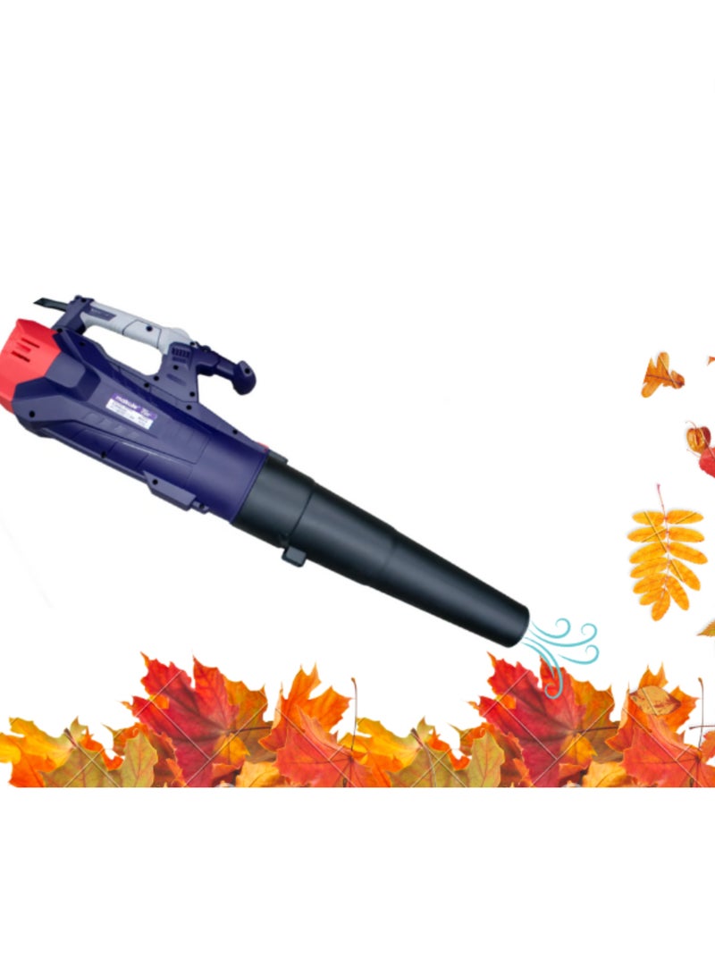 PB121 Portable Blower - 4500W, 6 Adjustable Speeds, Full Copper Motor, High Power Air Blower for Garden, Car Cleaning, and Home Use, 220-240V, 50/60Hz, 0-16000 RPM, 280 m³/h Blowing Rate