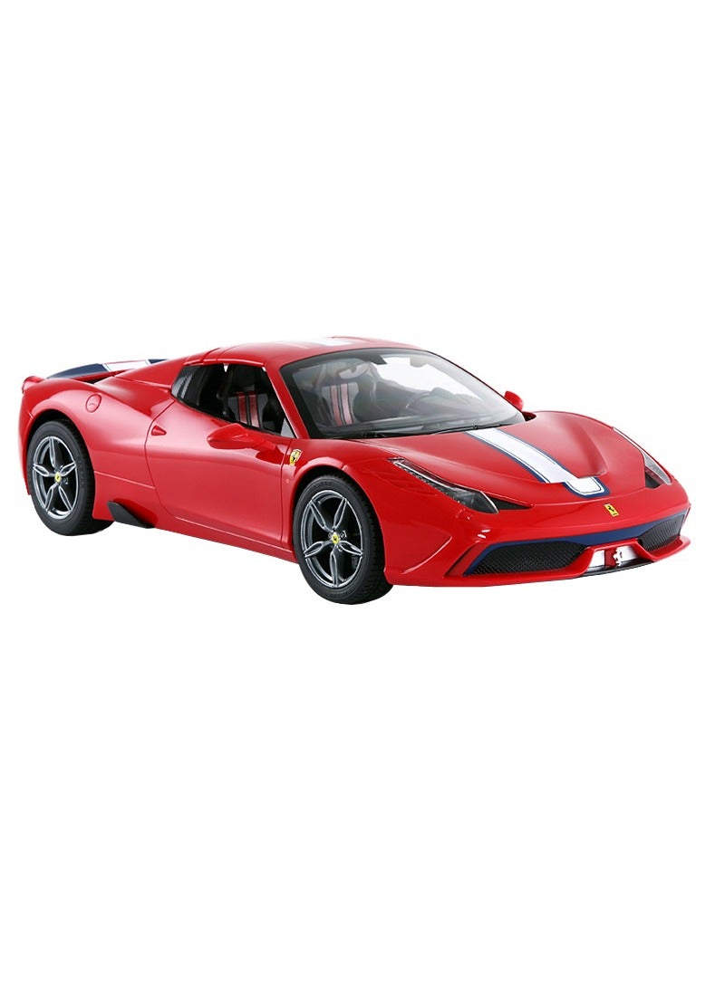 1:24 Scale Official Licensed Ferrari 458 Speciale A Electric Remote Control Sport Racing Hobby Toy Car, RC Car Model Vehicle Gift for Boys, Girls, Teens and Adults - Red