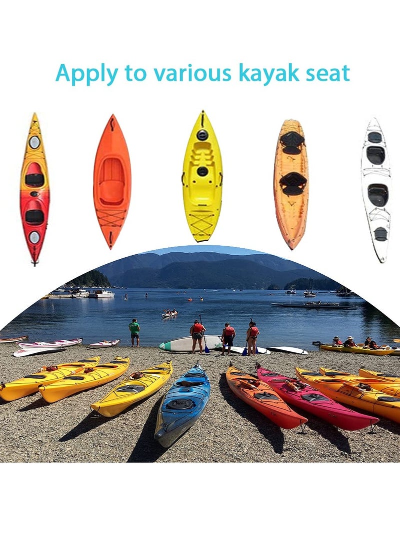 Adjustable UV60+ 420D Oxford Kayak Cockpit Cover - Dust and Sun Protection for Indoor/Outdoor Storage, Fits Cockpits Up to 53.5 x 26.6 Inches, Ideal Kayak and Canoe Accessory.