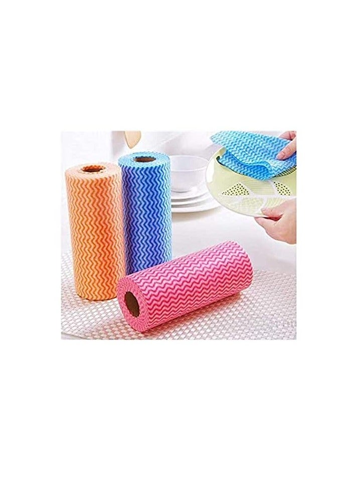 150Pcs/Roll REUsable Cleaning Wipe, Household &Kitchen Towels,Disposable Cleaning Cloth