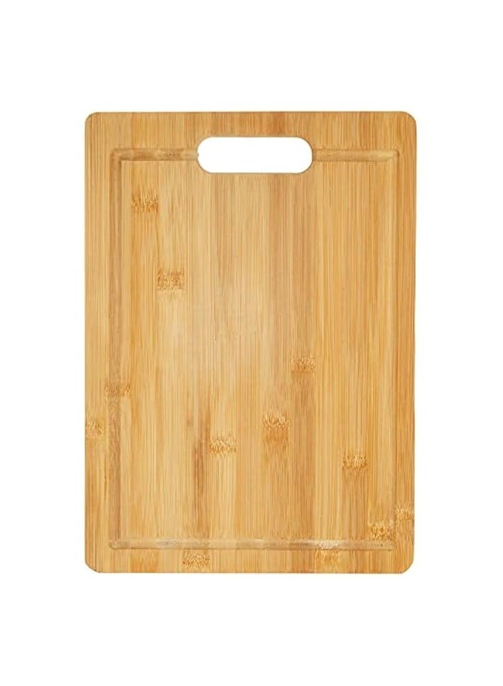 Bamboo Cutting Board (330x230x14MM) Best for Meat, Vegetables and Cheese. Professional Grade for Strength and Durability.